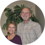 Deacon Adams and wife